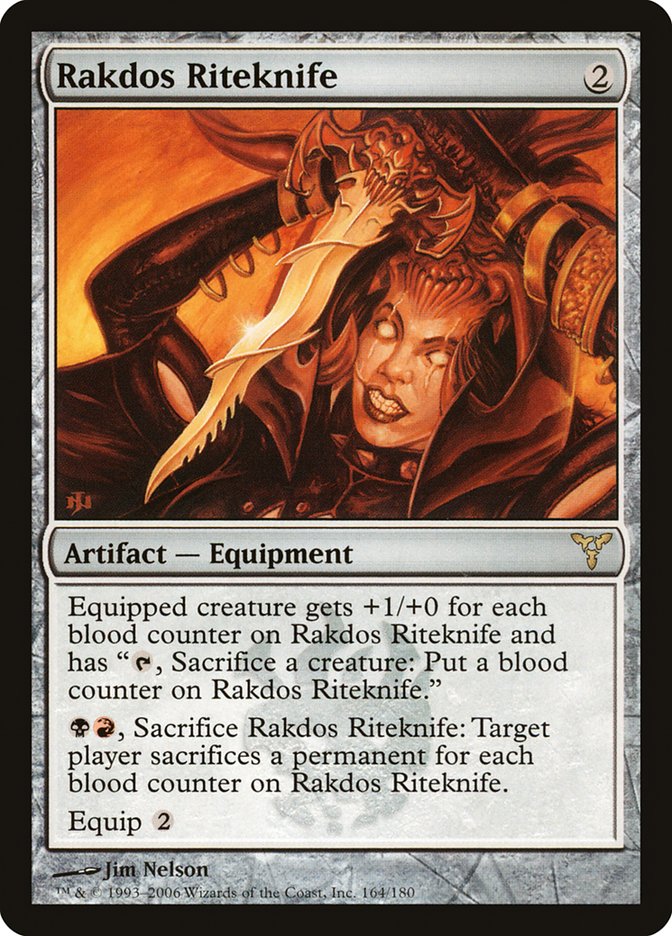 Rakdos Riteknife [Dissension] | Card Citadel