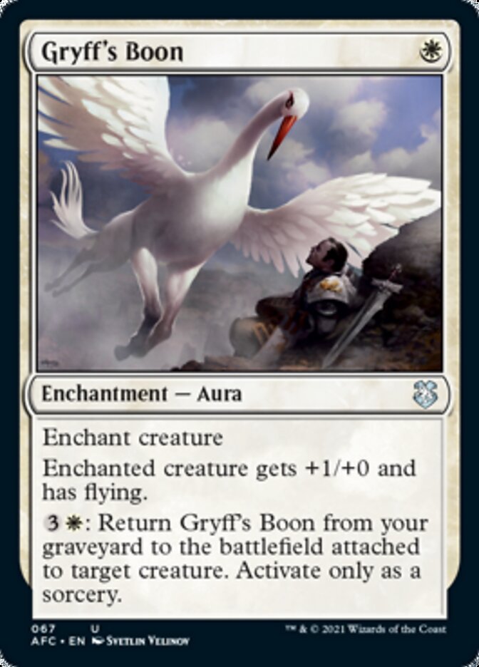 Gryff's Boon [Dungeons & Dragons: Adventures in the Forgotten Realms Commander] | Card Citadel