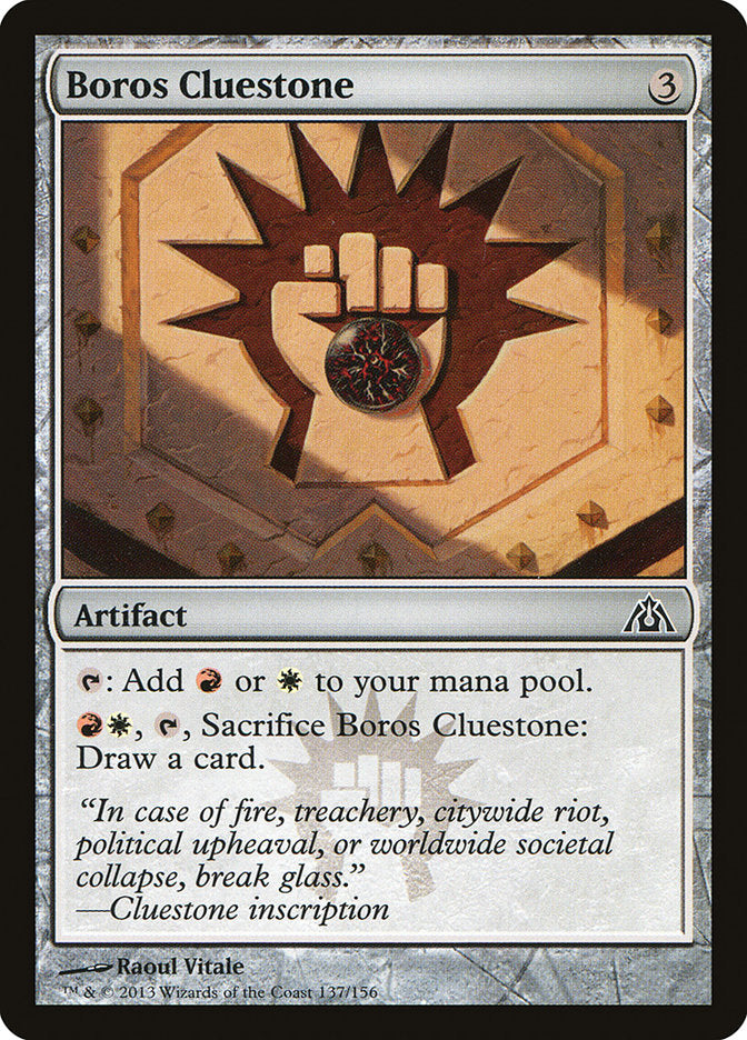 Boros Cluestone [Dragon's Maze] | Card Citadel