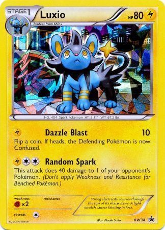 Luxio (BW34) (Cracked Ice Holo) [Black & White: Black Star Promos] | Card Citadel