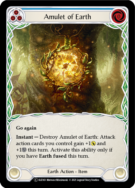 Amulet of Earth [U-ELE143] Unlimited Normal | Card Citadel