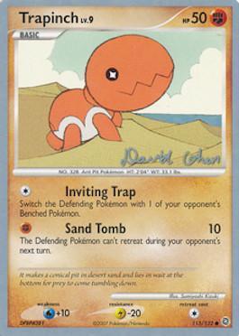 Trapinch LV.9 (115/132) (Stallgon - David Cohen) [World Championships 2009] | Card Citadel