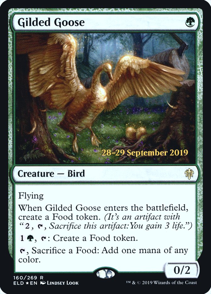 Gilded Goose  [Throne of Eldraine Prerelease Promos] | Card Citadel