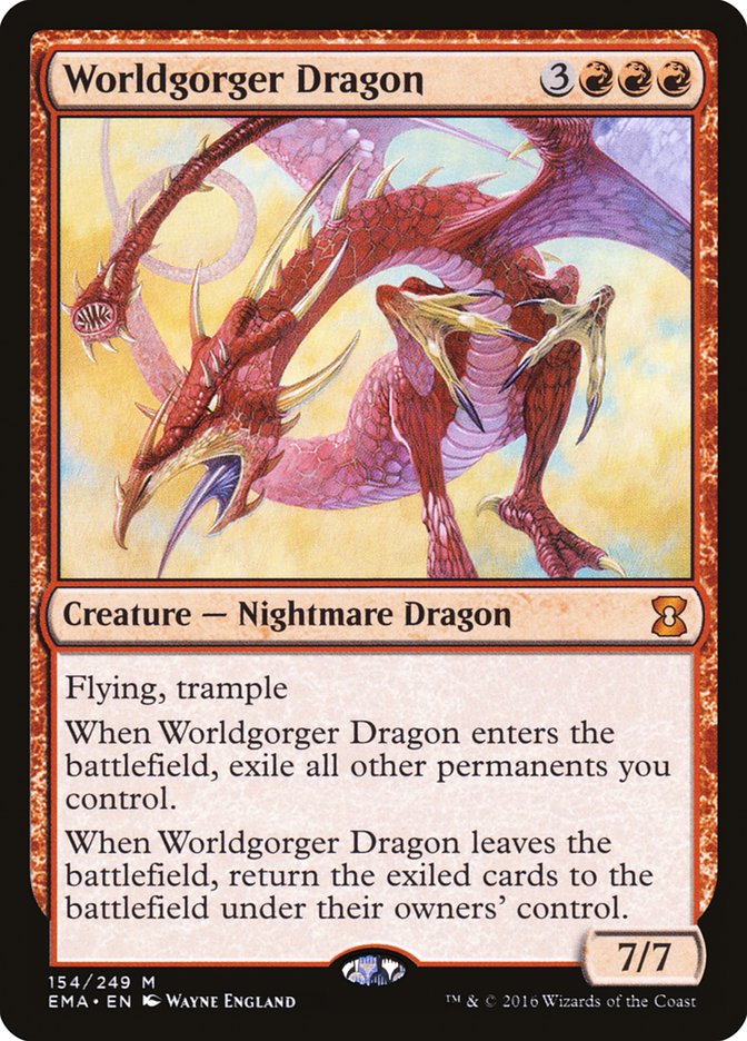 Worldgorger Dragon [Eternal Masters] | Card Citadel