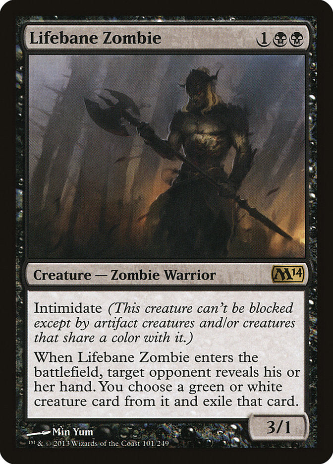 Lifebane Zombie [Magic 2014] | Card Citadel