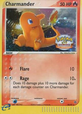 Charmander (98/97) (City Championship Promo) [EX: Dragon] | Card Citadel