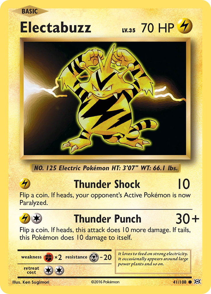 Electabuzz (41/108) [XY: Evolutions] | Card Citadel