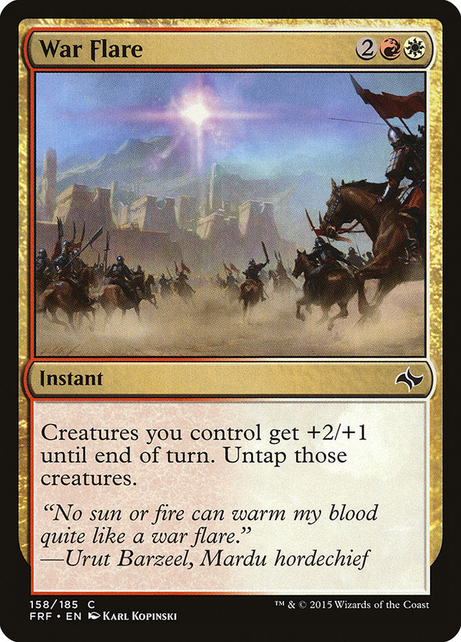 War Flare [Fate Reforged] | Card Citadel