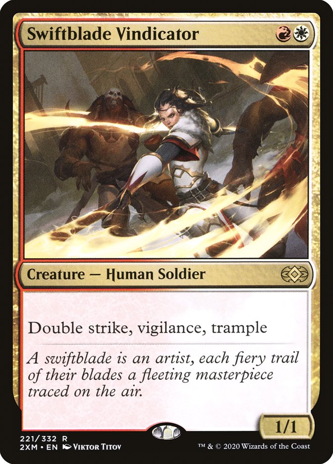 Swiftblade Vindicator [Double Masters] | Card Citadel