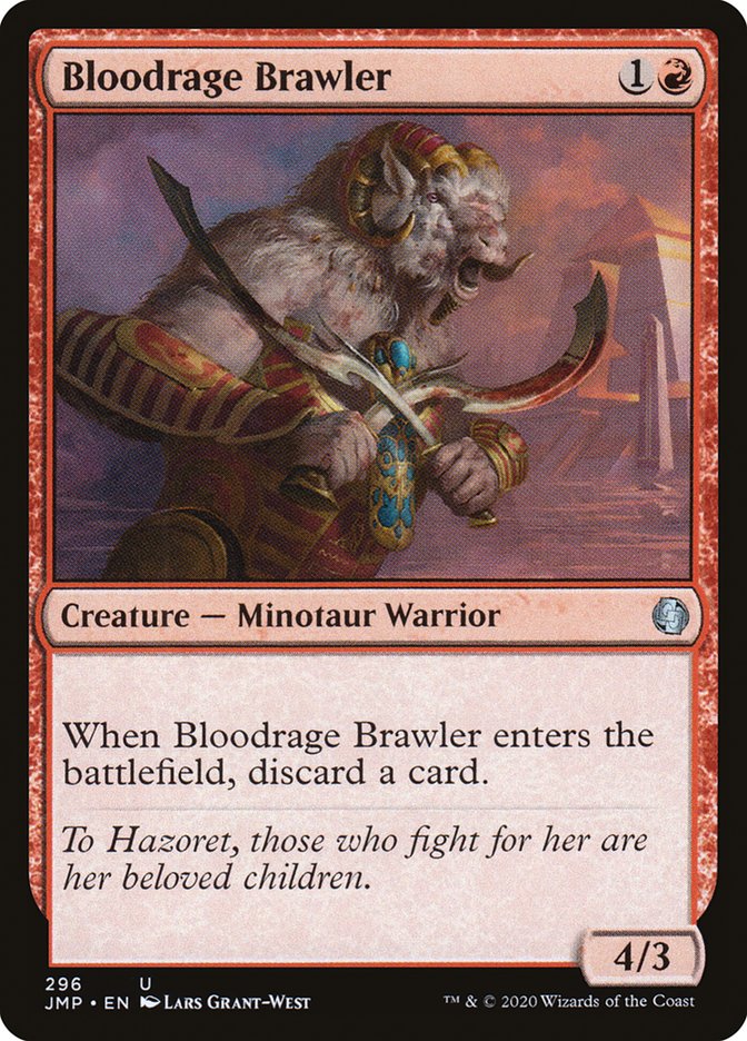 Bloodrage Brawler [Jumpstart] | Card Citadel