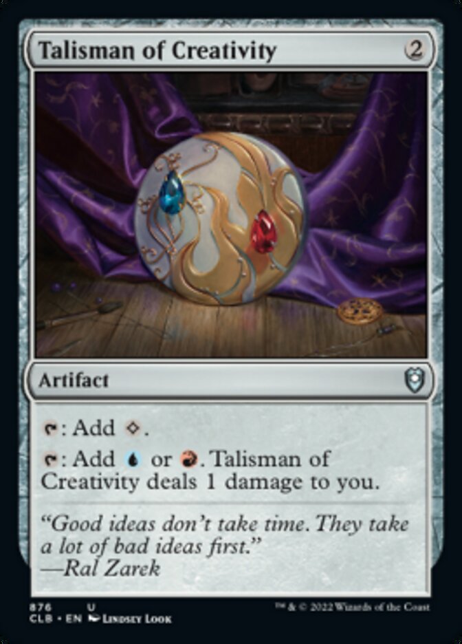 Talisman of Creativity [Commander Legends: Battle for Baldur's Gate] | Card Citadel