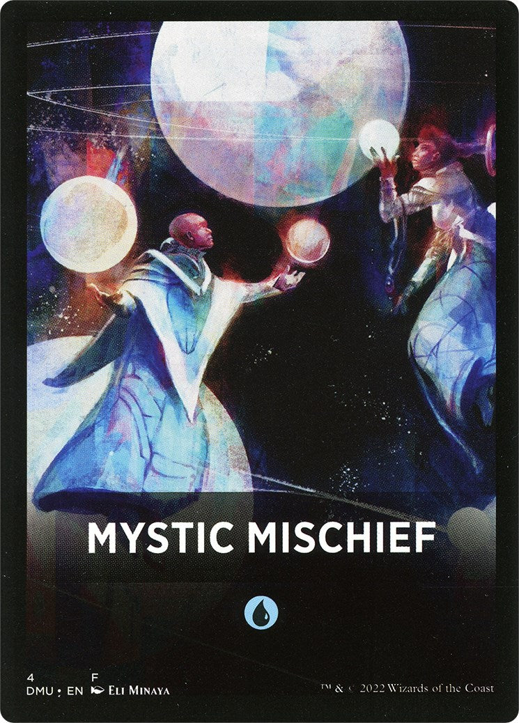 Mystic Mischief Theme Card [Dominaria United Tokens] | Card Citadel