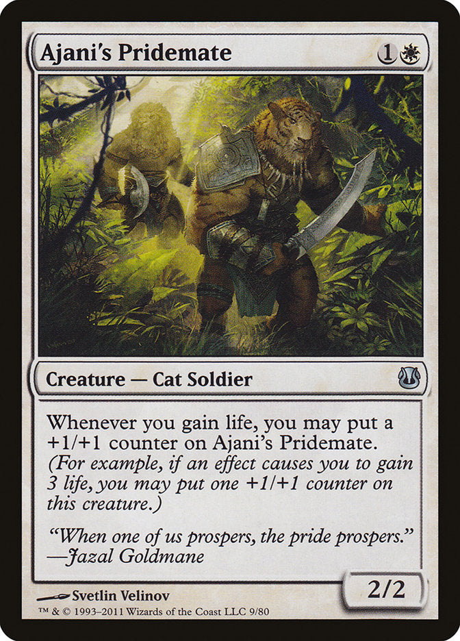 Ajani's Pridemate [Duel Decks: Ajani vs. Nicol Bolas] | Card Citadel