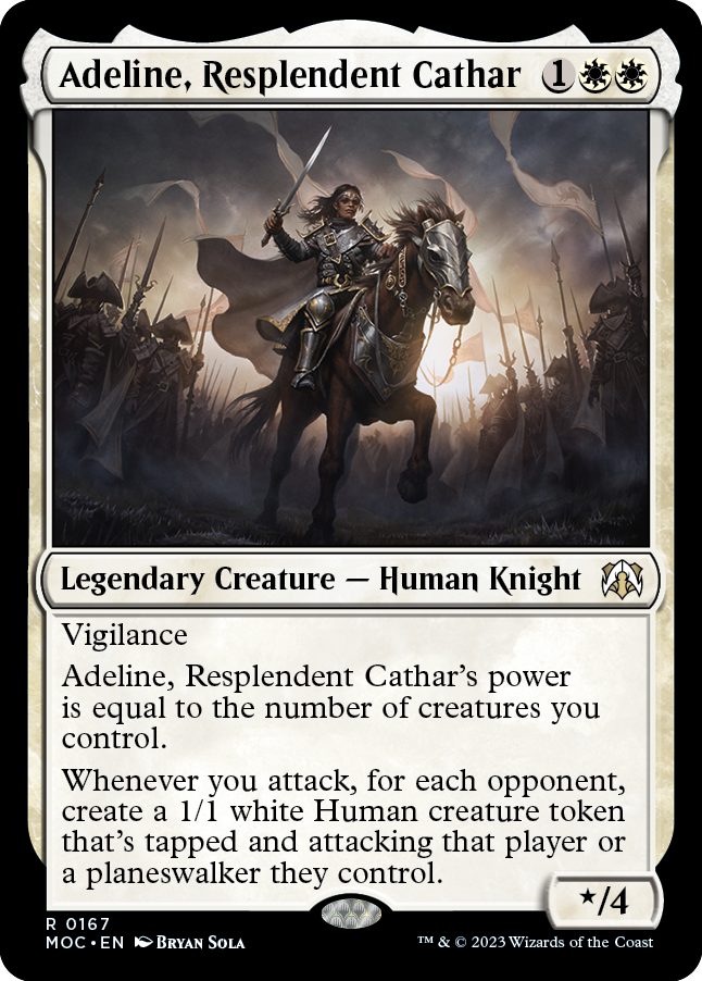 Adeline, Resplendent Cathar [March of the Machine Commander] | Card Citadel