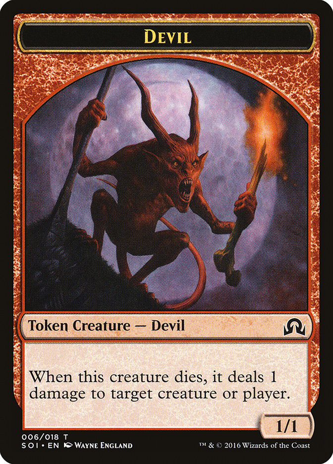 Devil [Shadows over Innistrad Tokens] | Card Citadel