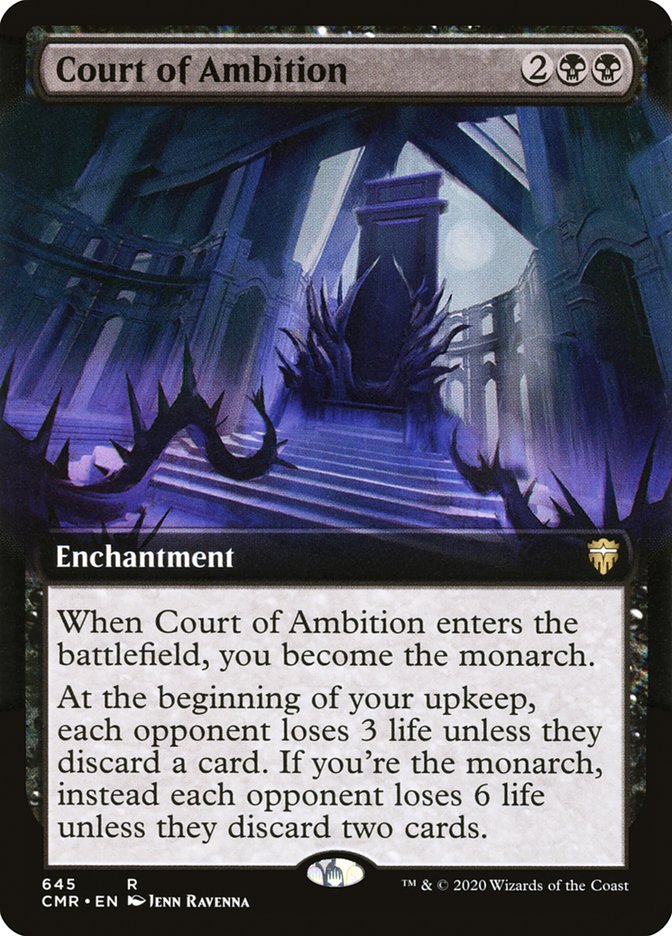 Court of Ambition (Extended Art) [Commander Legends] | Card Citadel