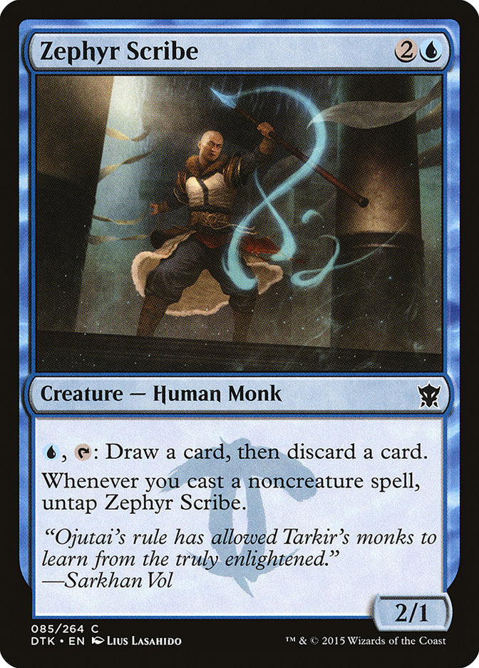 Zephyr Scribe [Dragons of Tarkir] | Card Citadel