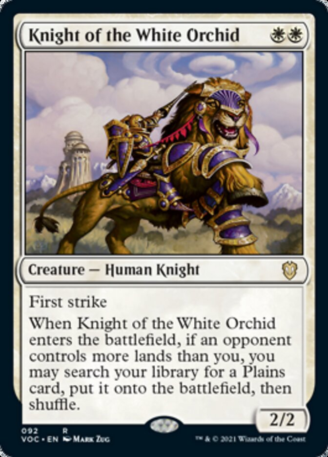 Knight of the White Orchid [Innistrad: Crimson Vow Commander] | Card Citadel