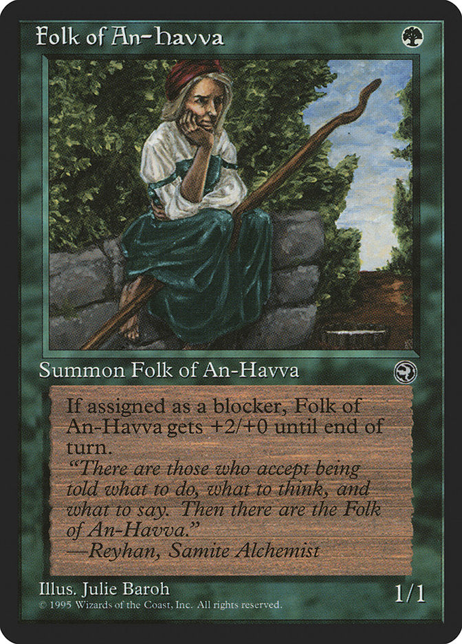 Folk of An-Havva (Reyhan Flavor Text) [Homelands] | Card Citadel