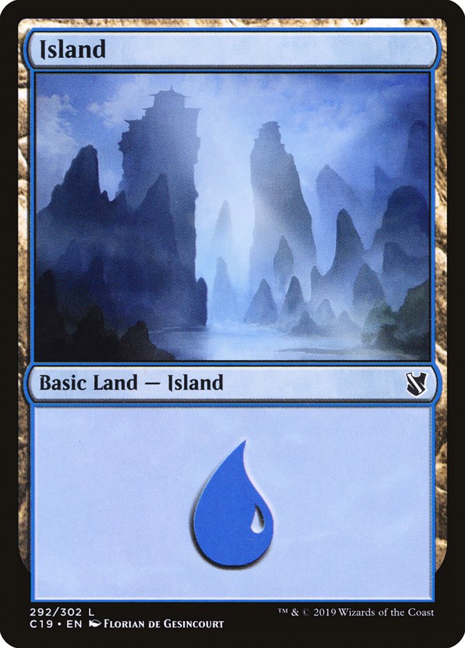 Island (292) [Commander 2019] | Card Citadel