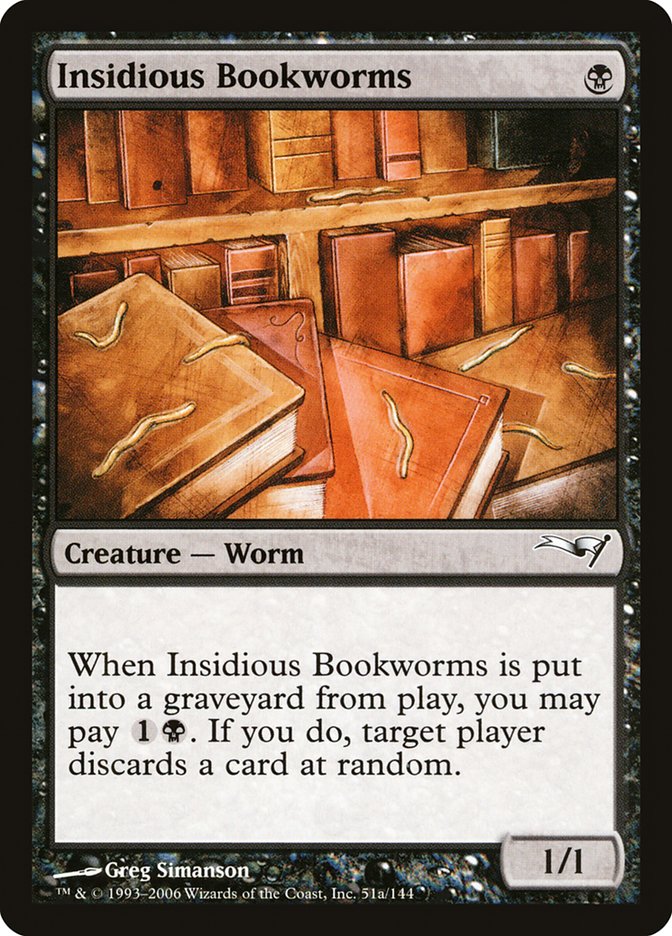 Insidious Bookworms [Coldsnap Theme Decks] | Card Citadel