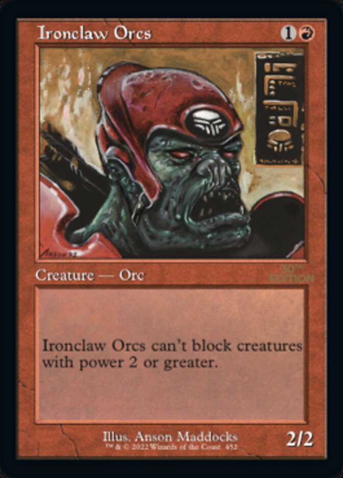 Ironclaw Orcs (Retro) [30th Anniversary Edition] | Card Citadel