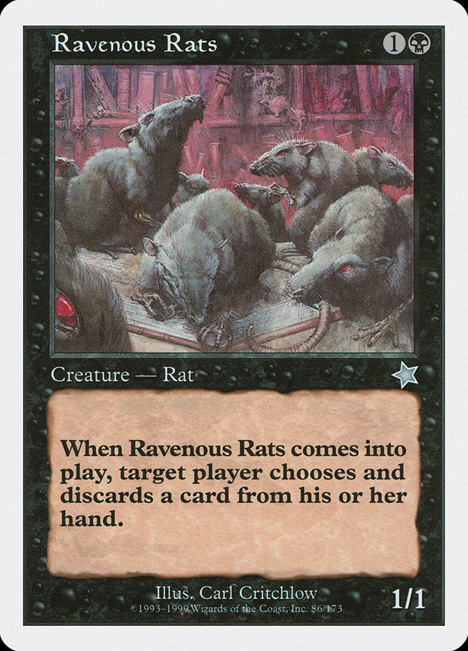 Ravenous Rats [Starter 1999] | Card Citadel