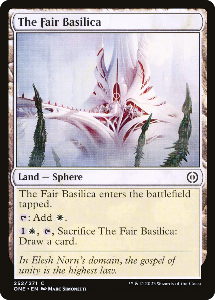 The Fair Basilica [Phyrexia: All Will Be One] | Card Citadel