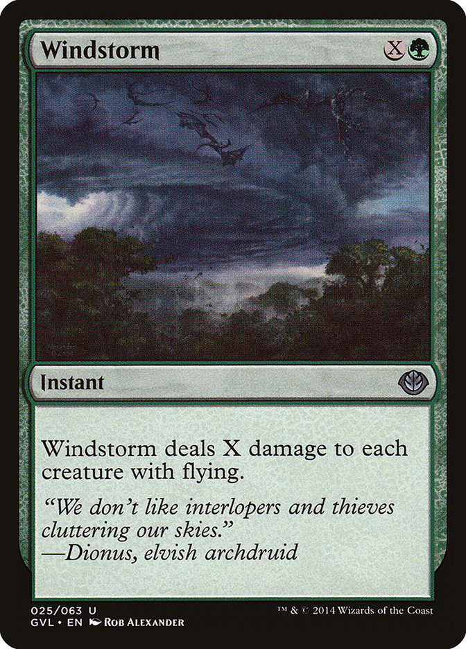 Windstorm (Garruk vs. Liliana) [Duel Decks Anthology] | Card Citadel