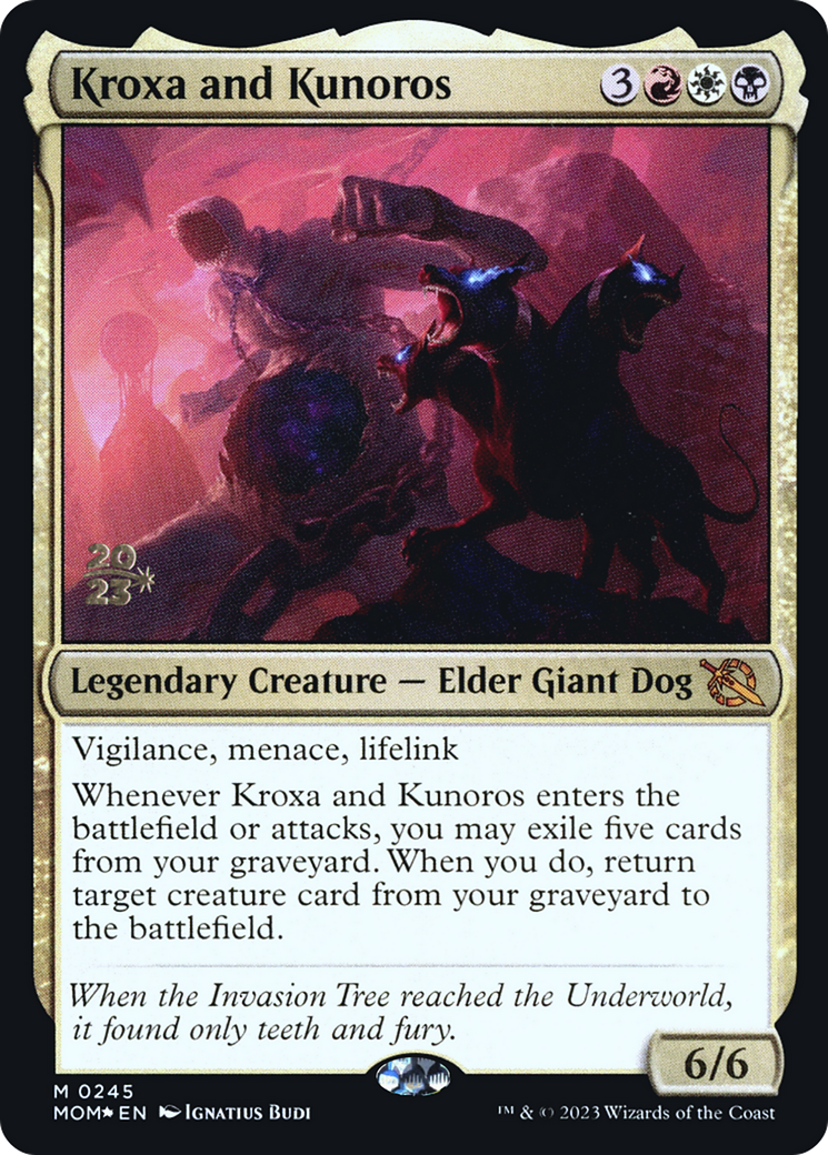 Kroxa and Kunoros [March of the Machine Prerelease Promos] | Card Citadel