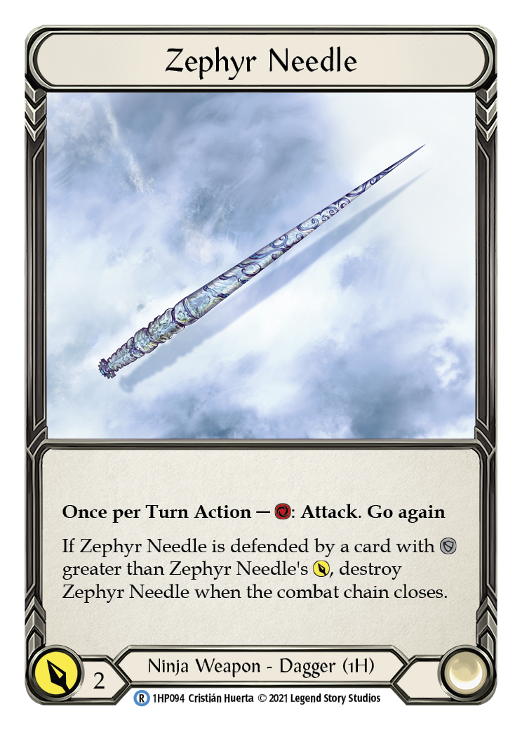 Zephyr Needle (Right) [1HP094] | Card Citadel