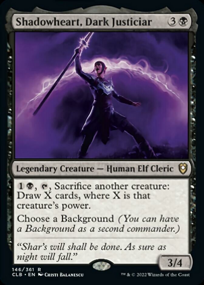 Shadowheart, Dark Justiciar [Commander Legends: Battle for Baldur's Gate] | Card Citadel