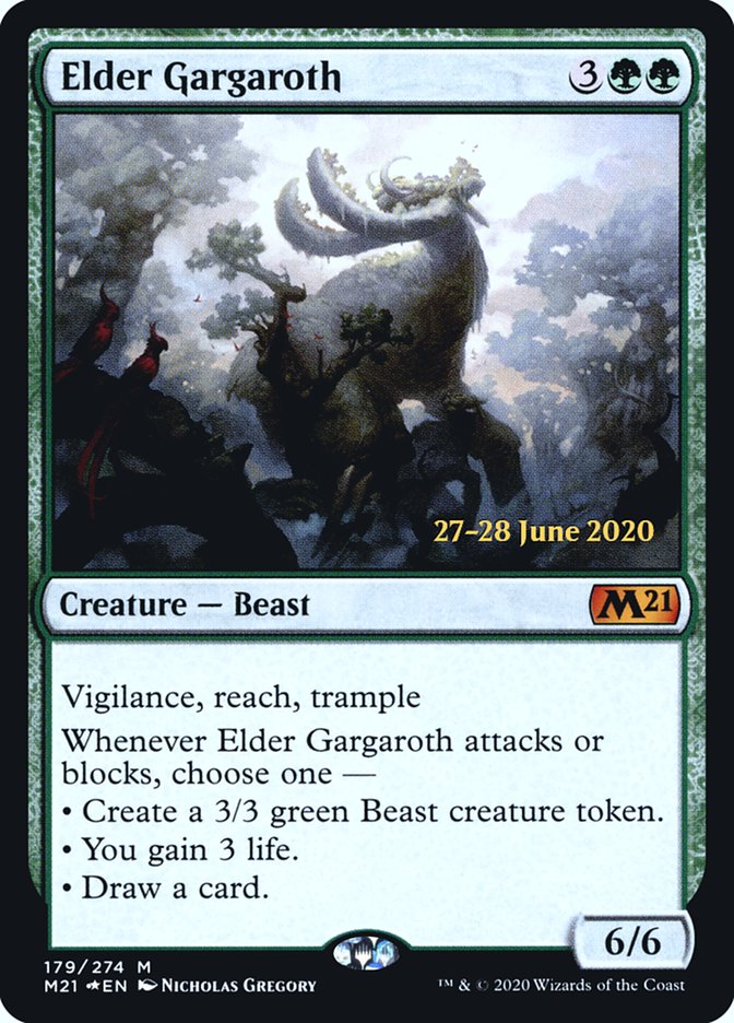 Elder Gargaroth  [Core Set 2021 Prerelease Promos] | Card Citadel