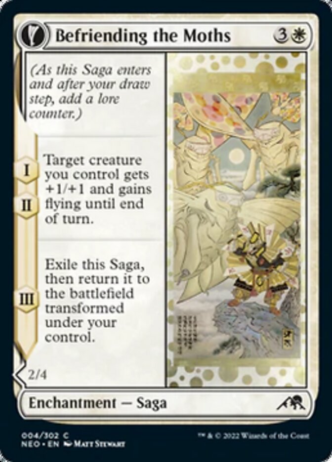 Befriending the Moths // Imperial Moth [Kamigawa: Neon Dynasty] | Card Citadel