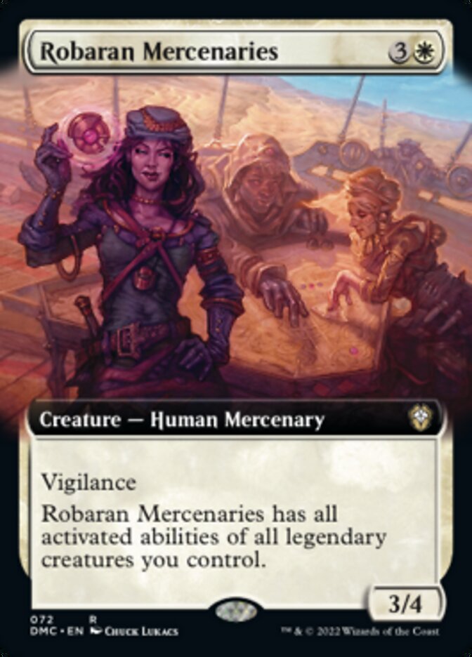 Robaran Mercenaries (Extended Art) [Dominaria United Commander] | Card Citadel