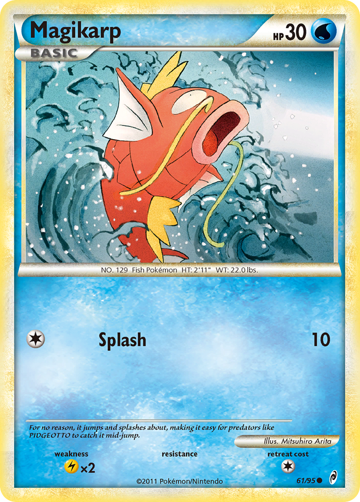 Magikarp (61/95) [HeartGold & SoulSilver: Call of Legends] | Card Citadel