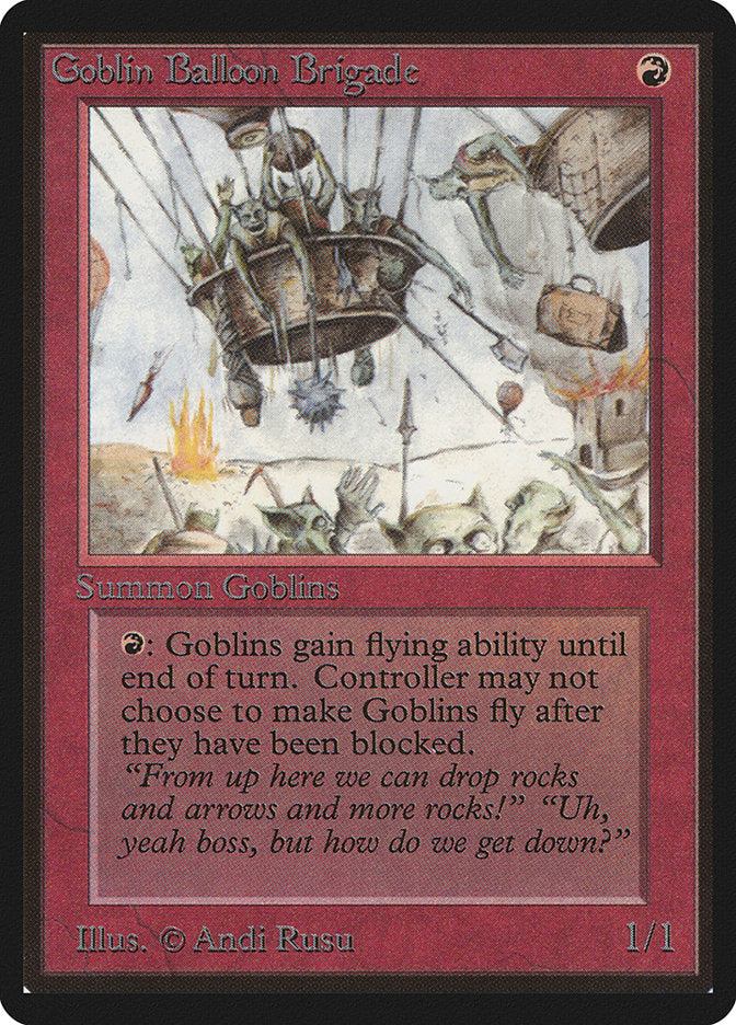 Goblin Balloon Brigade [Limited Edition Beta] | Card Citadel