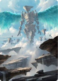 Celestial Colonnade Art Card [Zendikar Rising Art Series] | Card Citadel