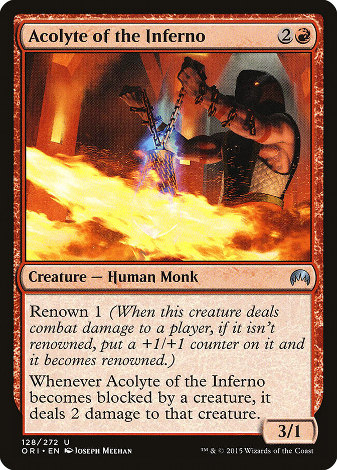 Acolyte of the Inferno [Magic Origins] | Card Citadel