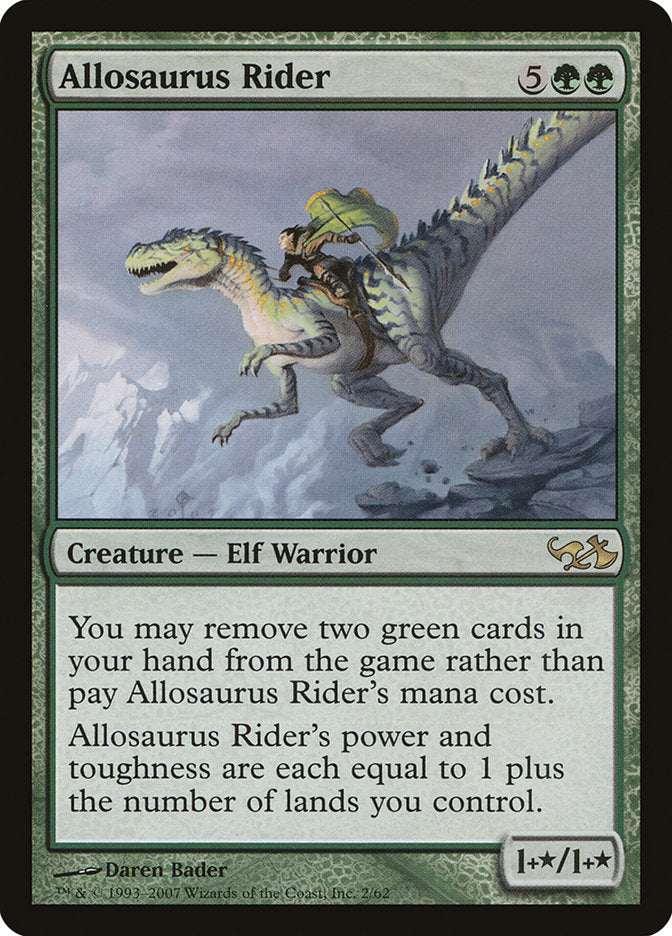 Allosaurus Rider [Duel Decks: Elves vs. Goblins] | Card Citadel