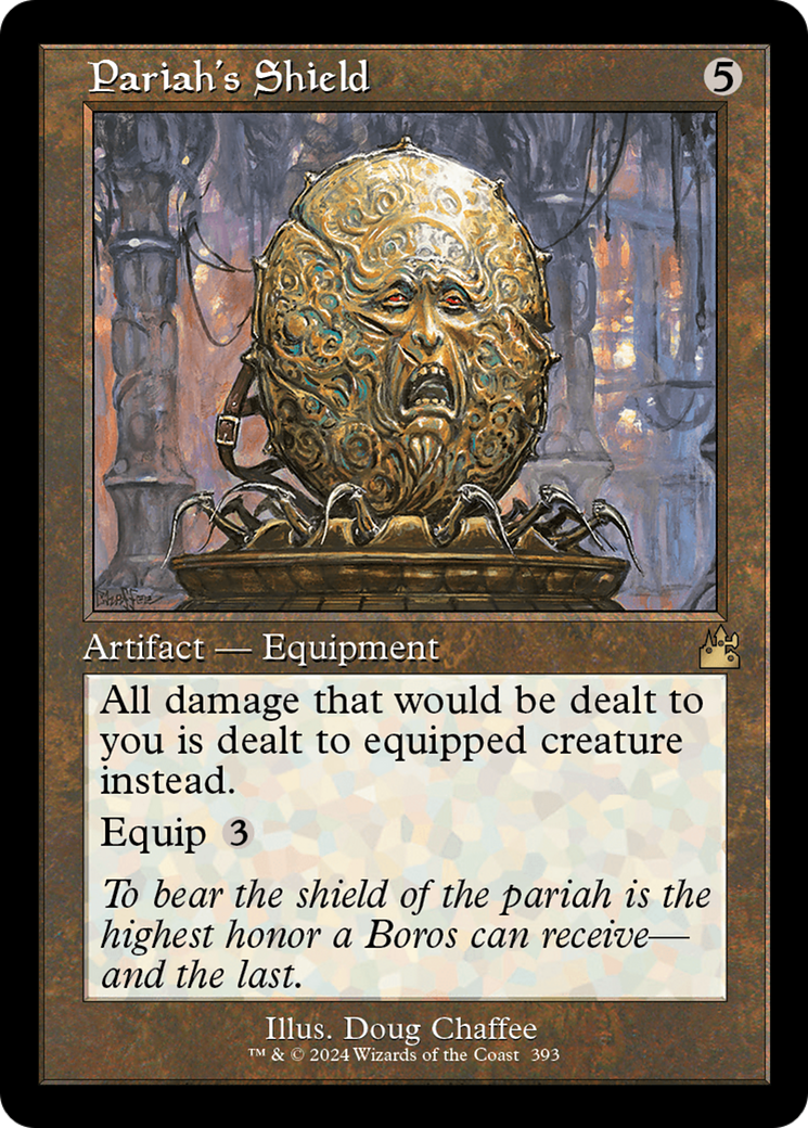 Pariah's Shield (Retro Frame) [Ravnica Remastered] | Card Citadel