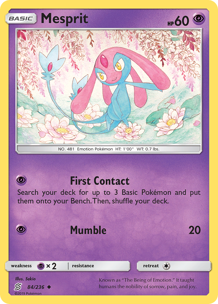 Mesprit (84/236) [Sun & Moon: Unified Minds] | Card Citadel