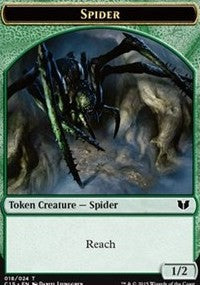 Spider // Wolf Double-Sided Token [Commander 2015 Tokens] | Card Citadel