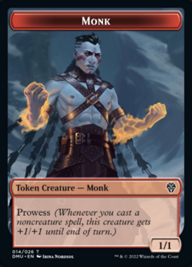 Monk Token [Dominaria United Tokens] | Card Citadel