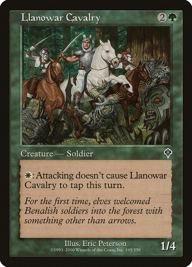 Llanowar Cavalry [Invasion] | Card Citadel