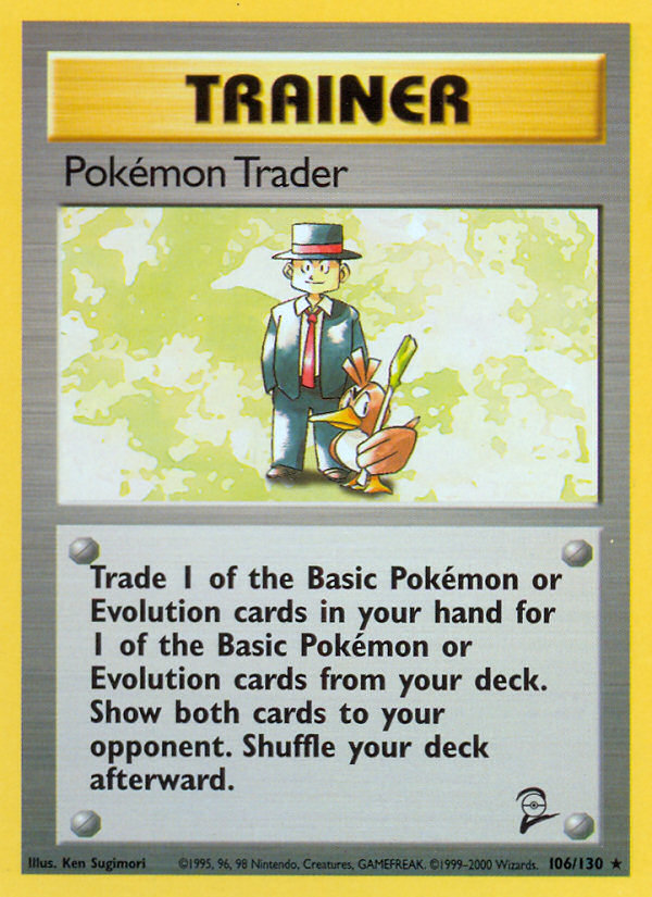 Pokemon Trader (106/130) [Base Set 2] | Card Citadel