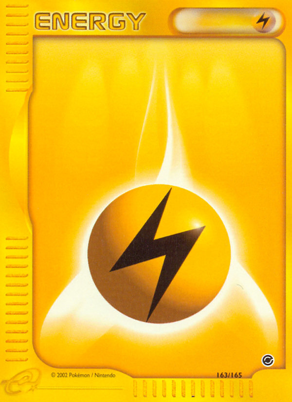 Lightning Energy (163/165) [Expedition: Base Set] | Card Citadel