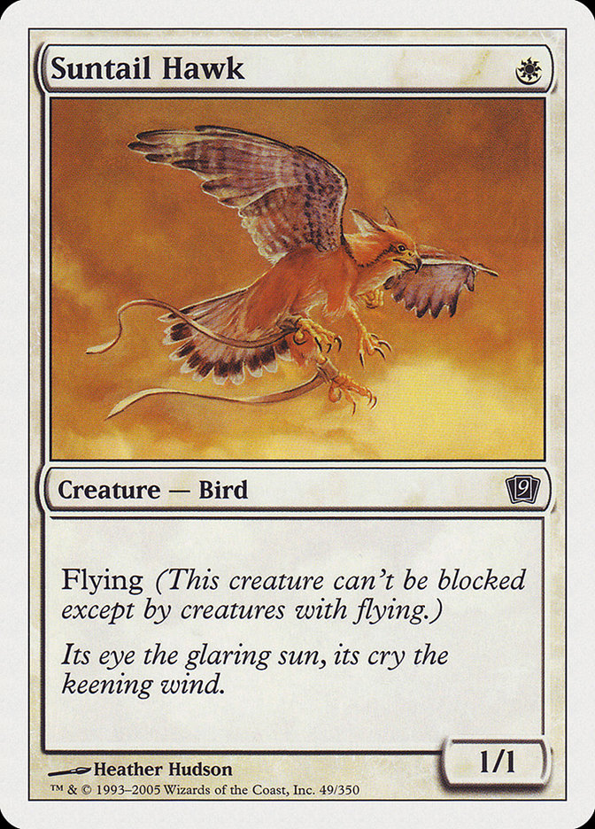 Suntail Hawk [Ninth Edition] | Card Citadel