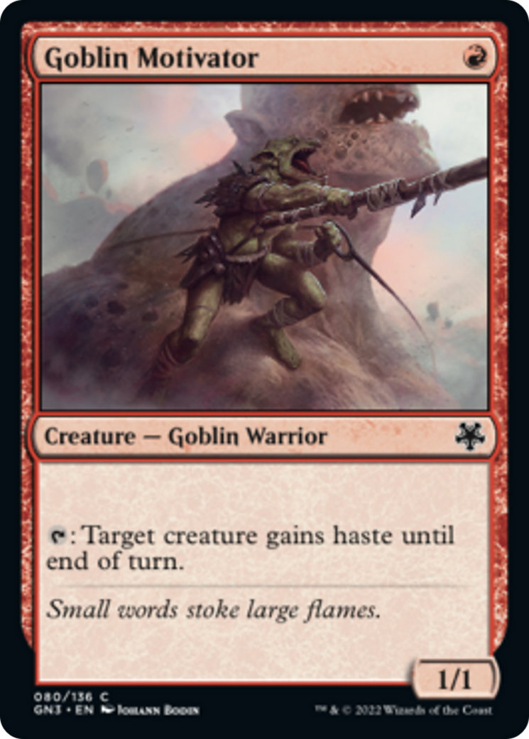 Goblin Motivator [Game Night: Free-for-All] | Card Citadel