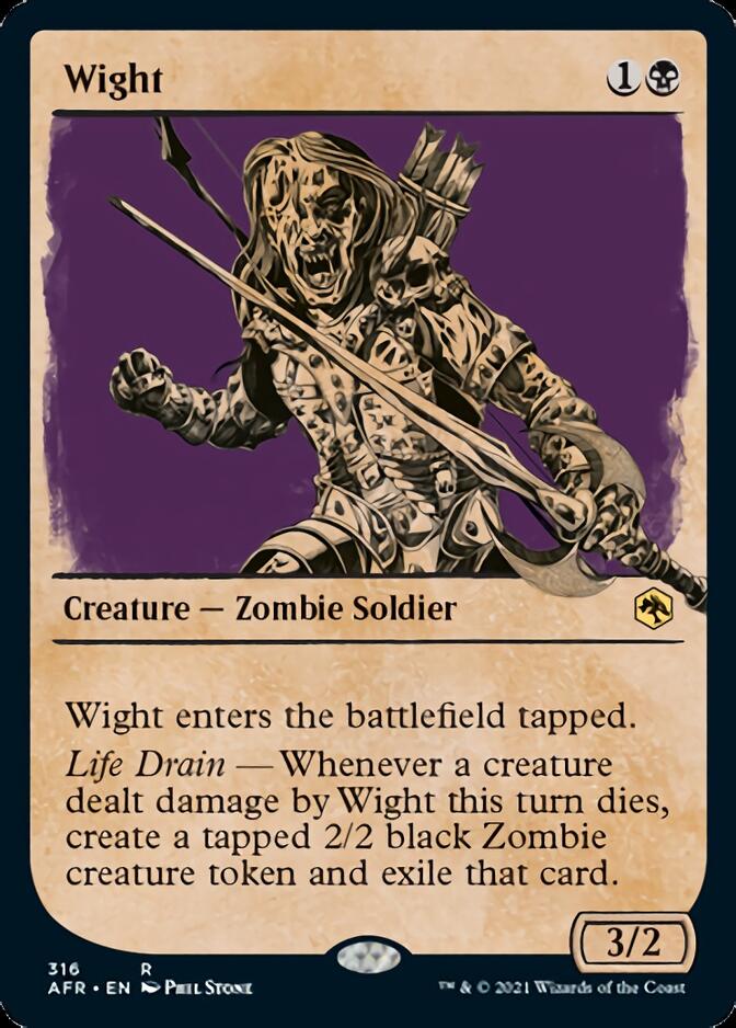 Wight (Showcase) [Dungeons & Dragons: Adventures in the Forgotten Realms] | Card Citadel